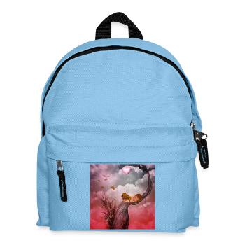 Nettes schlafendes Feenbaby. - Kinder Rucksack - Hellblau - Vorne