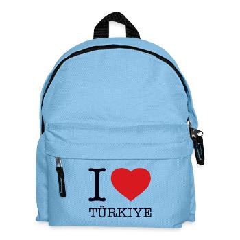 I LOVE TURKEY Türkei - Kids' Backpack - light blue - Front