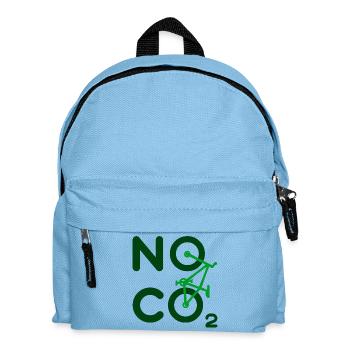 Environnement Déclaration de CO2 Changement climatique Conservation de la nature Terre - Sac à dos Enfant - bleu clair - Devant