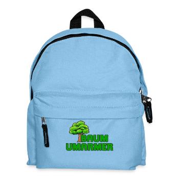 Umwelt Baum Mutter Natur Statement Naturschutz - Kinder Rucksack - Hellblau - Vorne