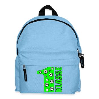 ERSTE KLASSE - FUßBALL 1. KLASSE - Kinder Rucksack - Hellblau - Vorne