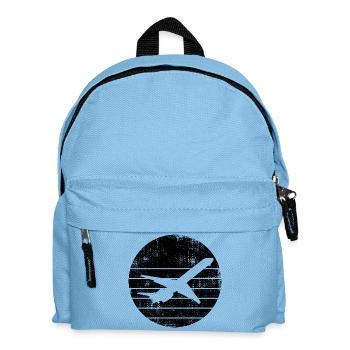 Flugzeuge - Kinder Rucksack - Hellblau - Vorne