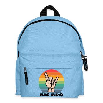 Brother Coeur Bro Cool Dire Fier Big Brother - Sac à dos Enfant - bleu clair - Devant