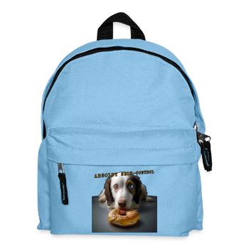 Absolut Self control dog 01 - Kids' Backpack - light blue - Front