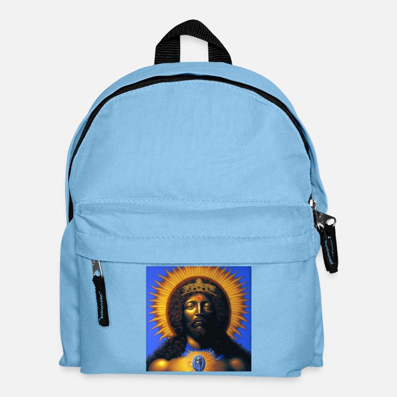 Black Jesus 03 - Kids' Backpack - light blue