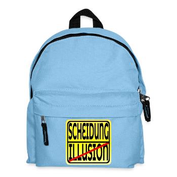 EHE ILLUSION - TRENNUNG SCHEIDUNG - Kinder Rucksack - Hellblau - Vorne
