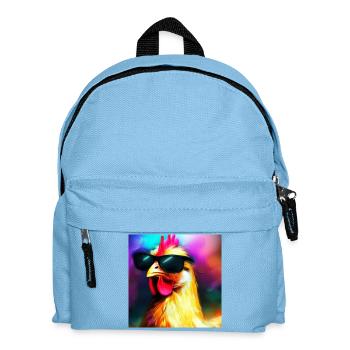 Fancy Chicken IV - Kinder Rucksack - Hellblau - Vorne