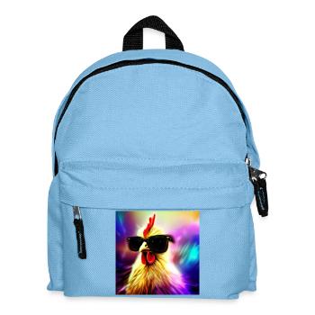 Fancy Chicken II - Kinder Rucksack - Hellblau - Vorne