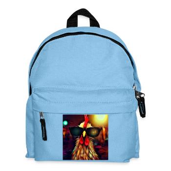 Fancy Chicken I - Kinder Rucksack - Hellblau - Vorne