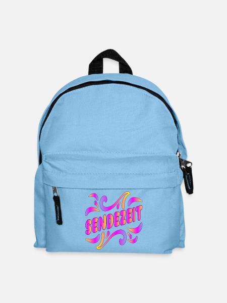 SENDEZEIT - Kinder Rucksack - Hellblau