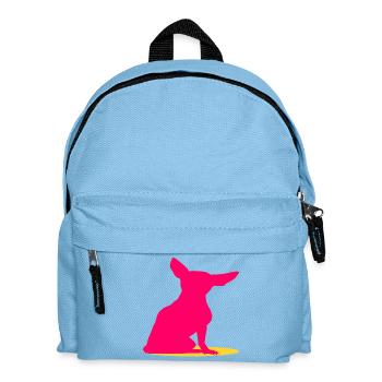 Chihuahua Dogs PINK - Kids' Backpack - light blue - Front