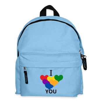LOVE YOU 1 - Kids' Backpack - light blue - Front