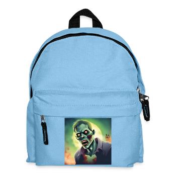 Zombie Halloween Edition 2023! Flux d’impression. - Sac à dos Enfant - bleu clair - Devant