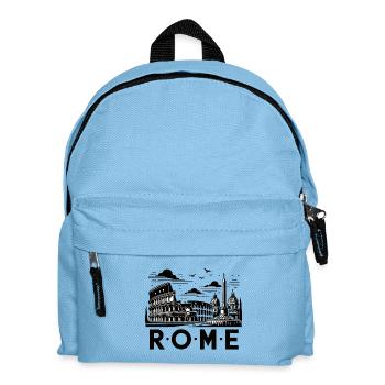 Rom - Kinder Rucksack - Hellblau - Vorne