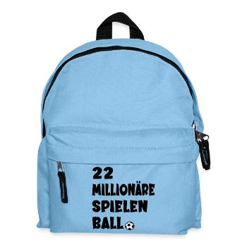 MULTI MILLIONÄRE SPIELEN BALL - Kinder Rucksack - Hellblau - Vorne