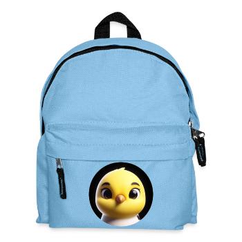 Poussins dans le style d’animation - Sac à dos Enfant - bleu clair - Devant