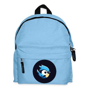Mignon Dessin Animé Bleu - Sac à dos Enfant - bleu clair - Devant