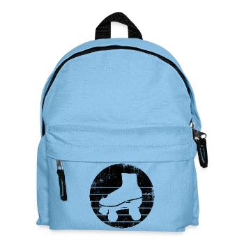 Croquis de patins à roulettes - Sac à dos Enfant - bleu clair - Devant