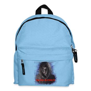 Ego sum spectans te-I'm looking at you - Kids' Backpack - light blue - Front