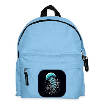 Jellyfish, Water, Blue, Sea - Kids' Backpack - light blue - Front