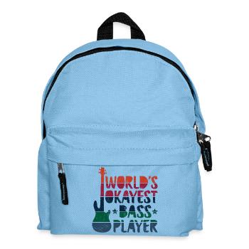 Le bassiste le plus correct du monde - Sac à dos Enfant - bleu clair - Devant