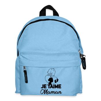 Motif Astral Éclatant pour Vêtements Unisexes - Sac à dos Enfant - bleu clair - Devant