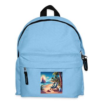 Seaside holidays, summer holidays - Kids' Backpack - light blue - Front