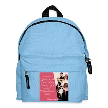 DE FILLE A FEMME - Sac à dos Enfant - bleu clair - Devant