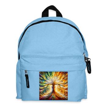 Heart Tree - Kids' Backpack - light blue - Front