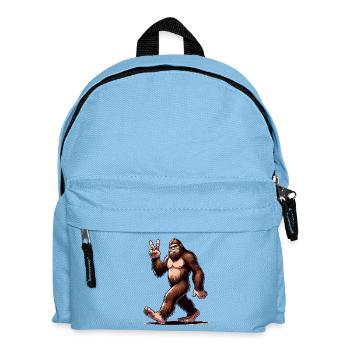 Joyful Bigfoot Walking - Kids' Backpack - light blue - Front