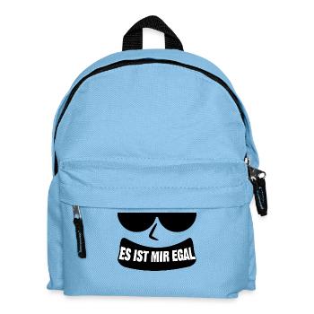 Je m’en fous cool en disant chill attitude relax - Sac à dos Enfant - bleu clair - Devant