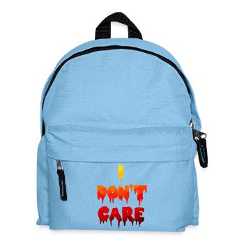 Je ne me soucie pas de la déclaration - Sac à dos Enfant - bleu clair - Devant