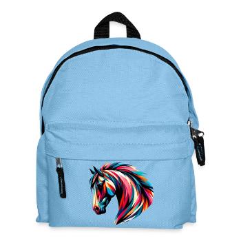 Cheval - Sac à dos Enfant - bleu clair - Devant