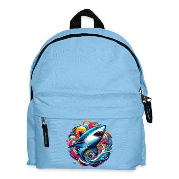 Hai - Kinder Rucksack - Hellblau - Vorne