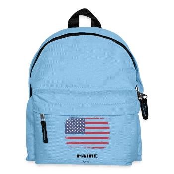 Maine. USA - Kinder Rucksack - Hellblau - Vorne
