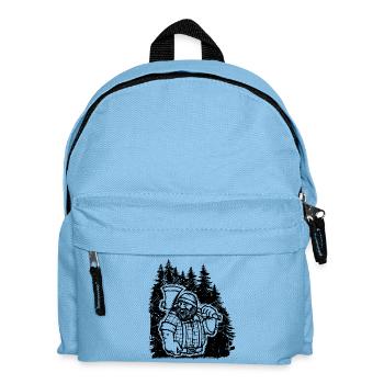 Holzfäller Forst Holzarbeit Holz Baumfäller Baum - Kinder Rucksack - Hellblau - Vorne