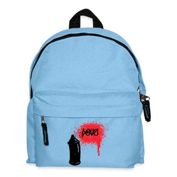 Zeichnen Graffiti Funky Spraydose Strassenkunst - Kinder Rucksack - Hellblau - Vorne