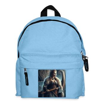 Viking Warrior - Kids' Backpack - light blue - Front
