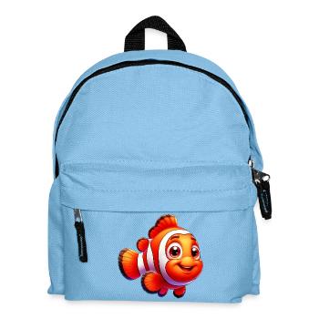 Poisson-clown - Sac à dos Enfant - bleu clair - Devant