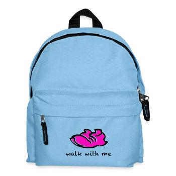 Laufschuh Walk with me - Kinder Rucksack - Hellblau - Vorne