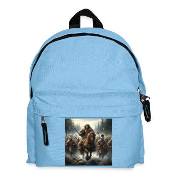 Warriors of Cantabrian tribes - Kids' Backpack - light blue - Front