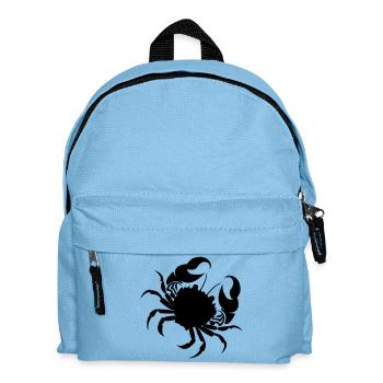Sternzeichen-Bild Krebs - Kinder Rucksack - Hellblau - Vorne