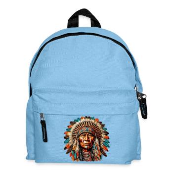 American Indian American Red Skin - Kids' Backpack - light blue - Front