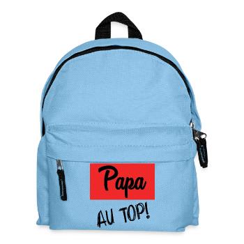 HAPPY FATHER'S DAY. DAD. FATHER'S DAY. FATHER - Kids' Backpack - light blue - Front