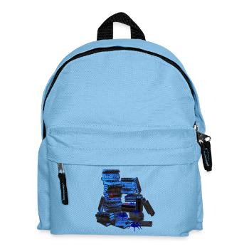 Bücher Design, Taranteln, für jedermann - Kinder Rucksack - Hellblau - Vorne