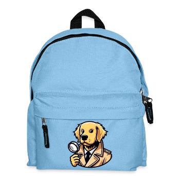Detective Dog: The Mystery-Sniffing Sleuth - Kids' Backpack - light blue - Front