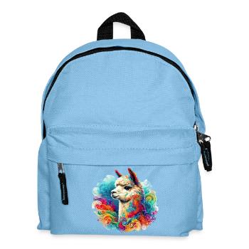 Alpaca - Kids' Backpack - light blue - Front