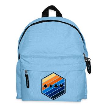 Poker Card Game Casino Poker Gambling - Kids' Backpack - light blue - Front