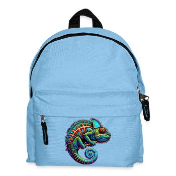 Chameleon - Kids' Backpack - light blue - Front