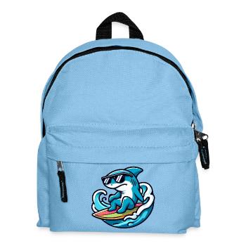 Shark Wave Rider : la sensation du surf - Sac à dos Enfant - bleu clair - Devant